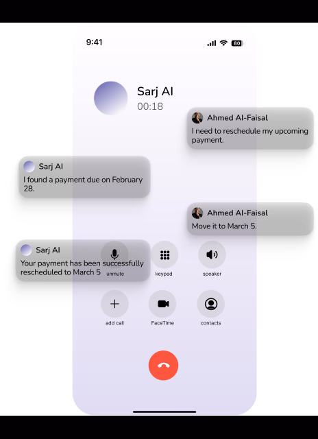 Sarj AI conversational AI